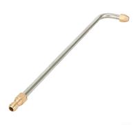 Nettoyeur haute pression en acier inoxydable en forme de U 30°/90° - Fixation coudée pour extension de lance - Raccord rapide 1/4" 5000 psi, pour un nettoyage difficile (35 cm-90)
