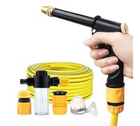 Nettoyeur Haute Pression - Éradique La Saleté Et Restaure Les Surfaces, Buse Portative À 4 Modes De Pulvérisation, 18 X 19 Cm + Puissant, Polymère De Résistance Industrielle, pour Camion, Véhicule