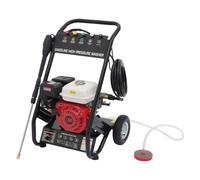 Nettoyeur Haute Pression Essence 7.5HP, 2200PSI, Débit 2.3GPM | Moteur 4 Temps Silencieux, Pompe Axiale Sans Entretien, Roues 8", Idéal Voiture Terrasse, 5 Buses Incluses, 30kg Robuste