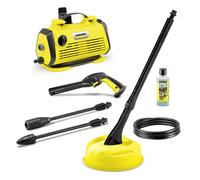 Kärcher Nettoyeur Haute Pression K 3 Horizontal Plus Home, Pression : Max. 120 Bar, Débit : 380 l/h, Surface : 25 m²/h, Filtre à Eau, Poids : 3,6 kg, Flexible et Pistolet, Lance, Rotabuse, Home Kit