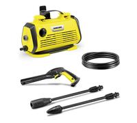 Kärcher Haute Pression K 3 Horizontal Plus, Pression : Max. 120 Bar, Débit : 380 l/h, Surface : 25 m²/h, Filtre à Eau, Poids : 3,6 kg, Flexible et Pistolet Haute Pression, Lance, Rotabuse