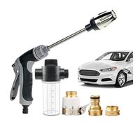 Nettoyeur Haute Pression - Machine De Nettoyage sous Pression | Buse De Tuyau D'arrosage, Kit De Tête De Pulvérisation Rotative en Acier Inoxydable De 25 Cm, Lance Réglable À Durable À 3 Modes Ave