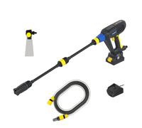 Michelin Nettoyeur Haute Pression Portable sans Fil MPX 250EDS | Batterie Rechargeable (18 V) Incluse | pour Véhicules et Autos | avec Buse 4 en 1 | avec Dual Speed System