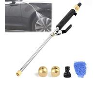 Nettoyeur Haute Pression, Pistolet Portable, Lance 2 en 1, Buse À Jet, for Tuyau D'arrosage, Voitures, Allées Et Patios(Black)