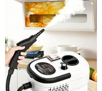 Nettoyeur Haute Pression Portable, Nettoyeur Haute Température, avec 3 Brosses Et Buse Coudée Allongée, Réservoir Deau De 1,2 L, Température De Sortie Jusquà 105 °c, pour Le Nettoyage De