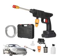 Nettoyeur haute pression portable sans fil, alimenté par batterie, léger et multifonction, pour allées, allées, terrasses, nettoyage de jardin