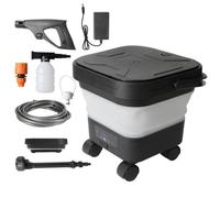 Nettoyeur haute pression portable sans fil, réservoir d'eau de 13 gallons, avec indicateur de mise sous tension,buse 6 en 1.