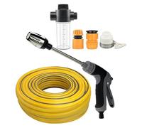 Nettoyeur Haute Pression Portable - Tuyau En Acier Inoxydable ABS De 15 M, Bouteille De Mousse Réglable Sans Fil De 36 Cm, Pistolet Pulvérisateur, Nettoyeur Haute Pression À Batterie, Lavage De Voitur