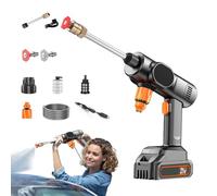 Nettoyeur haute pression - pour clôtures - Lave-pression portable sans fil 21 V main avec pour lavage de voiture, avenues terrasses