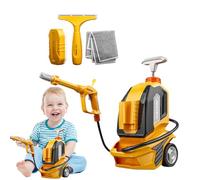 Nettoyeur haute pression pour enfants, nettoyeur haute pression jouet - Faites semblant de jouer le nettoyeur haute pression à eau propre pour voiture, jeu de rôle pour pulvériser et pulvériser le