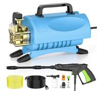 Nettoyeur Haute Pression, Puissance de 1000 W, Pression : Max. 50 Bar,Débit : 300 l/h, Surface : 30 m²/h, Filtre à Eau, Poids : 5.3 kg, Flexible et Pistolet Haute Pression, Rotabuse, Lance