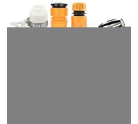 Nettoyeur haute pression puissant avec raccord pour tuyau de jardin | Lave-linge à pression réglable rotatif pour extérieur, terrasse et jardin