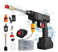 Nettoyeur Haute Pression Sans Fil 30 Bar/435 PSI - Portable et à Batterie pour Le Nettoyage de Voiture (18V)