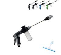 Nettoyeur haute pression sans fil, buse de tuyau haute pression, jet rotatif à 360 ° pour nettoyage de clôture, arrosage du jardin, voiture, sol, terrasse (1 pièce)