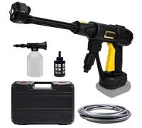 Nettoyeur haute pression sans fil, mobile, 200 bar, pour batterie Makita 18 V, moteur sans brosse, avec buse multifonction 6 en 1, 3 niveaux de nettoyage, tuyau de 5 m (sans batterie)