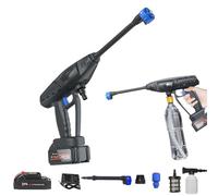 Nettoyeur haute pression sans fil | Nettoyeur de voiture électrique sans fil | Nettoyeur de voiture haute pression multifonctionnel à main pour automobile et moto