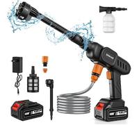 Nettoyeur Haute Pression sans Fil - PRUMYA - 60Bar - 6 en 1 - Batterie 20 000mAh