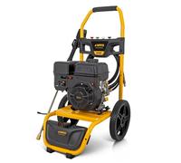 VITO VIML70 Petrol Pressure Washer, Max. Pressure 250 bar, Maximum Flow Rate 708 l/h, 7HP 4T Motor, 8 m Hose, Cleaning Agent Tank, 4 Nozzles, 3 m Intake Hose, Solid Rubber Wheels for Professional Use
