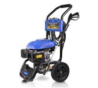 Nettoyeur Haute Pression Thermique 4100W 206 bar Débit 570L/h Essence 5 buses Tuyau 8 m Goodyear