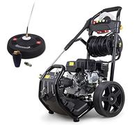 Nettoyeur haute pression thermique DT-KR170D avec moteur de 7 CV + brosse à sol et buse (tuyau haute pression 20 mètres et 5 buses inclus)