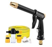 Nettoyeur hydraulique à pression manuelle de 18 cm, buse de pulvérisation réglable, pulvérisateur de nettoyage portable | Nettoyeurs haute pression polyvalents pour voiture, camion, sol, mur, clôture