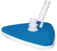 Nettoyeur Manuel Triangulaire pour piscines, léger, Facile à Utiliser, Design Ergonomique, avec poignée et tête de Nettoyage Efficace.