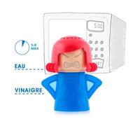 Nettoyeur Micro-ondes - Angry Mama - Base bleue - Matériaux résistants - Facile à utiliser - Nettoyage humide