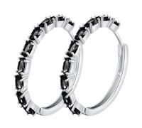 Nettoyeur Moules Pince Bijoux Sparkling Zircon Earrings Ear Cuff For Teen Girls Piercing Studs Trendy Earrings Étau Colle Pincettes Moules Trousse Bijoux (Black, One Size)