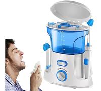 Nettoyeur Nasal électrique Machine de Nettoyage des Sinus, système d'irrigation nasale pulsée, système de rinçage des Sinus avec 10 Modes de Pression, Machine de Nettoyage du Nez,