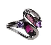 Nettoyeur Nez Anneaux Bague Marquises Bracelet Femme Blacks Gold Galvanoplastie Organisateur Piercings Bijoux (Black, 9)