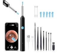 Nettoyeur Oreille Caméra 1080P - Ear Cleaner avec Cure Oreille Caméra HD, Nettoie Oreilles avec LED, Appareil de Camera Oreille Nettoyage pour iPhone/Android