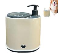 Nettoyeur Pattes Pour Chien, tasse de lave-pattes de chien électrique,Tasse de nettoyage automatique des pieds d'animaux - Nettoyant pour soins des griffes de chien pour chiens et (Noir)