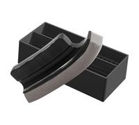 Nettoyeur Poils Barbe - Éponge ABS 12,5x5x2,5cm | Nettoyage Barbe | Éponge Barbes Pour Évier, Outil Ergonomique Antidérapant Pour Coupe, Rasage, Entretien Facile Et Soins Poils Du Visage