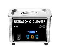 Nettoyeur sonique, 800ml Nettoyeur À Ultrasons Minuterie De Bain Bijoux Brosse Lunettes Manucure Pierres Fraises Rasoir Dentaire Pièces Ultrasons Sonique(50W)