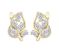Nettoyeur Stockage Outils Bijoux Women Multicolor Cubic Zirconia Ear Stud Earrings Jewelry For Women Birthday Christmas Friends Moules Découvertes Fournitures Bracelets Bijoux (GD2, One Size)