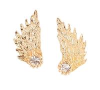 Nettoyeur Trousse Fournitures Kits Wing Golden Cool Bijoux pour femmes Swing d'oreilles Strass 1 paire d'oreilles Fournitures Moules Outils Trousse Examen Bijoux (golden, One Size)