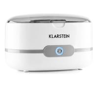 Klarstein Superpure Nettoyeur ultrason (ultrason : 42 kHz, idéal pour lunettes et bijoux, fonctionne à l'eau du robinet, corbeille de nettoyage) - blanc
