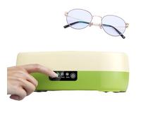 Nettoyeur Ultrasonique de Lunettes,Machine de Nettoyage Profond pour Lunettes et Bagues | Nettoyeur Portable à 3 Modes Réglables pour Voyage | Lavage Quotidien Voyage Affaires