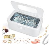 Nettoyeur Ultrasons, 49 kHz, 800 ml Nettoyage en Profondeur à 360°, Convient pour le Nettoyage des Lunettes, des Bijoux et des Prothèses Dentaires,Minuterie numérique,Acier inoxydable 304