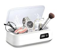 Nettoyeur Ultrasons, 640 ml Ultrasonic Cleaner 49 kHz Nettoyeur Ultrason Lunettes Bijoux Dental Pod Bac a Ultrason Nettoyant pour Prothèses Dentaires, Lunettes, Montres