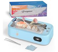 Nettoyeur Ultrasons, 640ml Bac a Ultrason, 49000Hz ultrasonic cleaner avec Écran Numérique, 5 Modes de Nettoyeur Ultrason Bijoux pour Lunettes, Dentiers, Montres, Collier, Monnaie, Lames de Rasoir