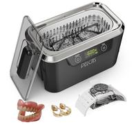Nettoyeur Ultrasons 800ML, 42 kHz Nettoyeur à Ultrasons avec Fonction Tactile, 5 Modes de Nettoyage et 2 Transducteurs, Ultrasonic Cleaner pour Lunettes, Bijoux, Montres, Noir