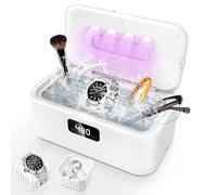 Nettoyeur Ultrasons 800ml, 49000HZ Lampe UV Ultrasonic Cleaner et 5 Modes Minuterie, Professionnel Nettoyeur Ultrason pour Bijoux, Lunettes, Diamants, Dentiers, Montres, Prothèses, Bagues et Colliers