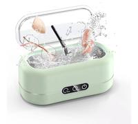 Nettoyeur Ultrasons, Bac a Ultrason 350 ML, 48000HZ Nettoyeur Lunettes, Professionnel Nettoyeur Ultrason Bijoux,Ultrasonic Cleaner pour Lunettes, Appareil de Argent, Lunettes, Montres, Anneaux