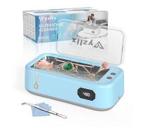 Nettoyeur Ultrasons, Bac a Ultrason 640 ml, 40W 49000HZ Nettoyeur Ultrason, Ultrasonic Cleaner pour Lunettes, Bagues, Pièces de Monnaie, Prothèses Dentaires, Avec Pince et Chiffon de Nettoyage