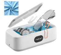Nettoyeur Ultrasons, Bac a Ultrason 640 ml, 49000HZ Nettoyeur Ultrason, Portable Ultrasonic Cleaner pour Lunettes, Bagues, Pièces de Monnaie, Prothèses Dentaires