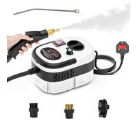Nettoyeur Vapeur À Main 2500 W, Cuiseur Vapeur Haute Pression 1200 Ml for Enlever Le Papier Peint Et Nettoyer Plusieurs Surfaces, Chauffage Rapide en 10 Secondes for la Saleté, la Graisse