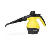 Nettoyeur vapeur à main - 4.2 bars max - capacité 300 ml - jaune Hkoenig