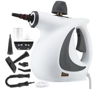Nettoyeur vapeur à main 7 en 1 pour la maison, 1050 W, 135 ℃ multi-surfaces, nettoyage en profondeur, avec câble de verrouillage de sécurité de 9 pieds, réservoir d'eau de 350 ml