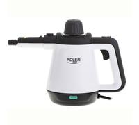 Nettoyeur Vapeur à Main Portable Multi-Usage sous Pression Débit de Vapeur 44g/m 2000W Blanc/Noir Adler AD7038